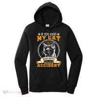 Protective Cat Owner Message Women's Hoodie thumb 0