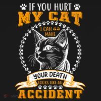 Protective Cat Owner Message Sustainable Knit Beanie thumb 2
