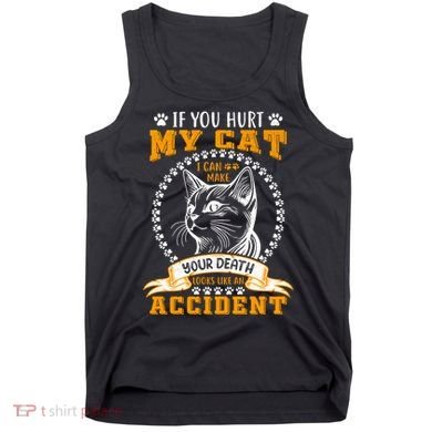 Protective Cat Owner Message Tank Top
