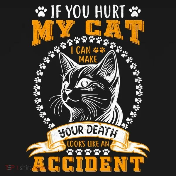 Protective Cat Owner Message Kids Sweatshirt