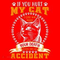 Protective Cat Owner Message Santa Hat thumb 1