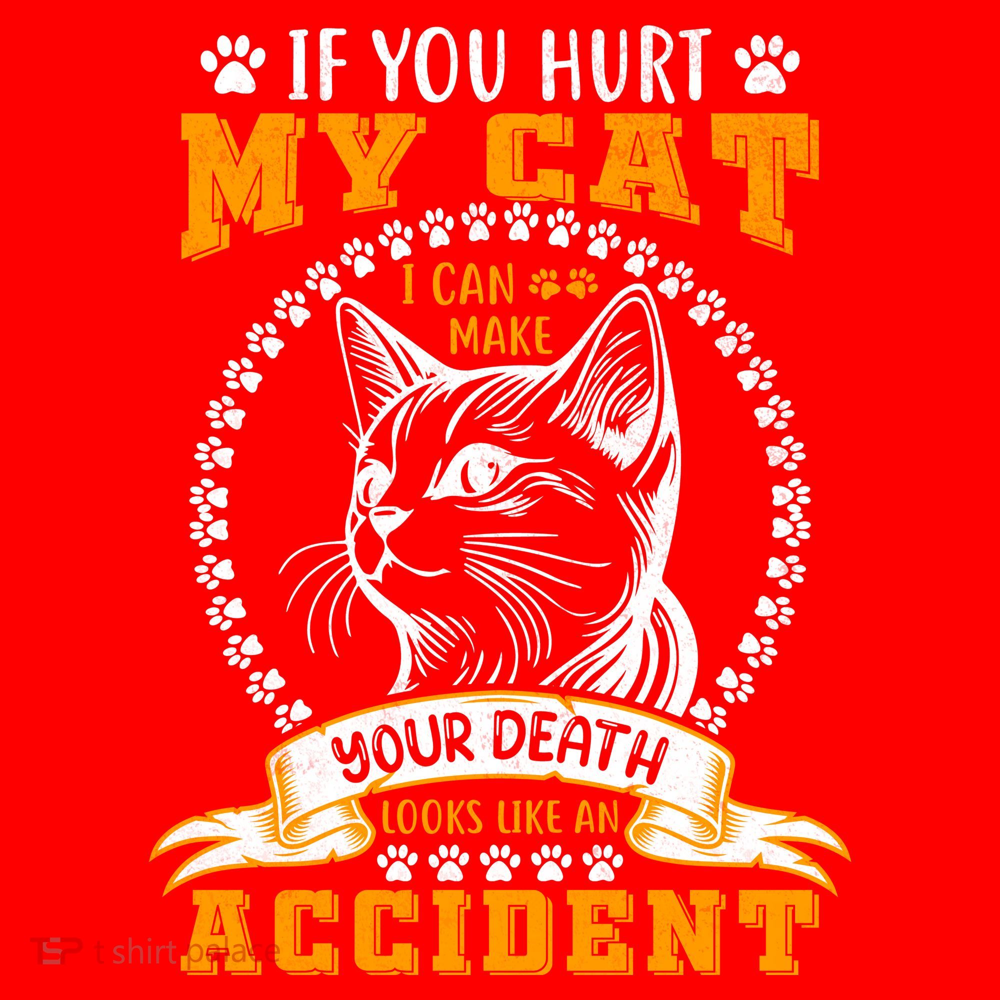 Protective Cat Owner Message Santa Hat