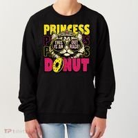 Princess Cat Outrage Goddammit Donut Women's Sweatshirt thumb 0