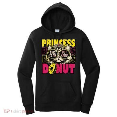 Princess Cat Outrage Goddammit Donut Women's Hoodie