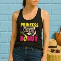 Princess Cat Outrage Goddammit Donut Women's Tank Top thumb 2