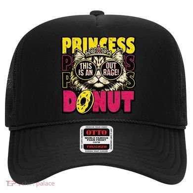 Princess Cat Outrage Goddammit Donut Hat