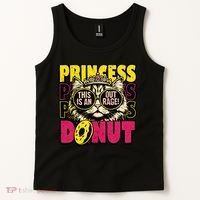 Princess Cat Outrage Goddammit Donut Tank Top thumb 2