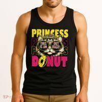 Princess Cat Outrage Goddammit Donut Tank Top thumb 3