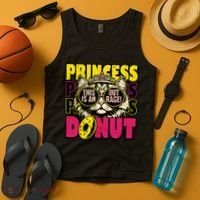 Princess Cat Outrage Goddammit Donut Tank Top thumb 4