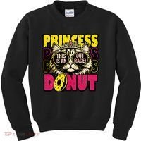 Princess Cat Outrage Goddammit Donut Kids Sweatshirt thumb 0