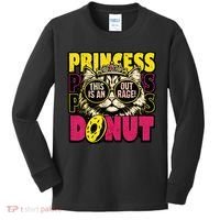 Princess Cat Outrage Goddammit Donut Kids Long Sleeve Shirt thumb 0