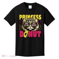 Princess Cat Outrage Goddammit Donut Kids T-Shirt thumb 0