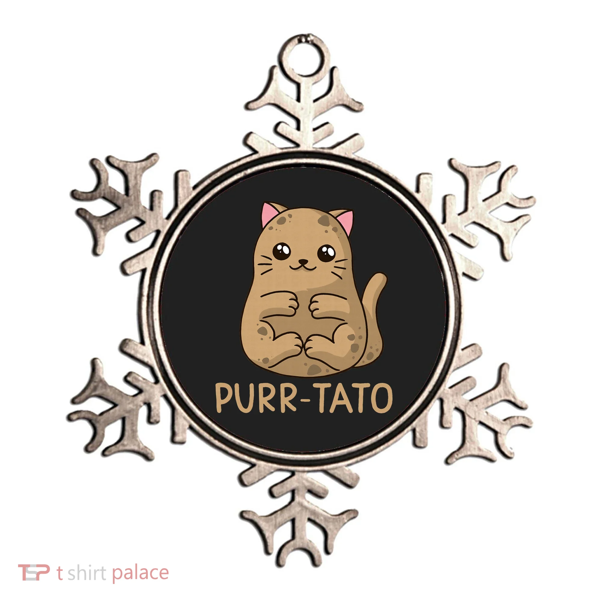 Purrtato Cat Potato Cat Lover Idaho Potatoes Ornament