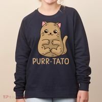 Purrtato Cat Potato Cat Lover Idaho Potatoes Women's Sweatshirt thumb 0