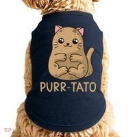Purrtato Cat Potato Cat Lover Idaho Potatoes Doggie Tank thumb 0