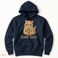 Purrtato Cat Potato Cat Lover Idaho Potatoes Hoodie thumb 0