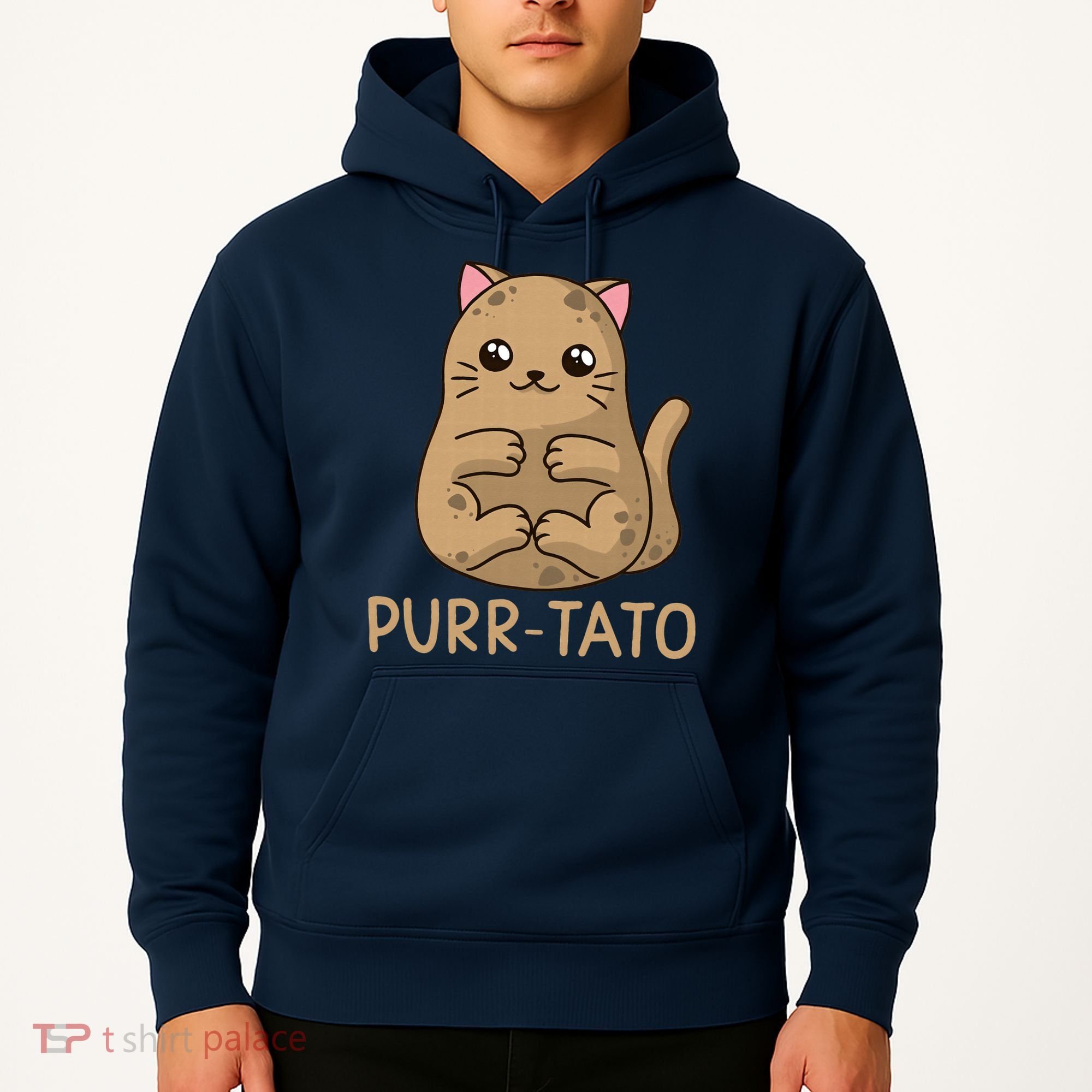 Purrtato Cat Potato Cat Lover Idaho Potatoes Hoodie
