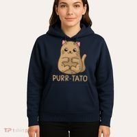 Purrtato Cat Potato Cat Lover Idaho Potatoes Hoodie thumb 5