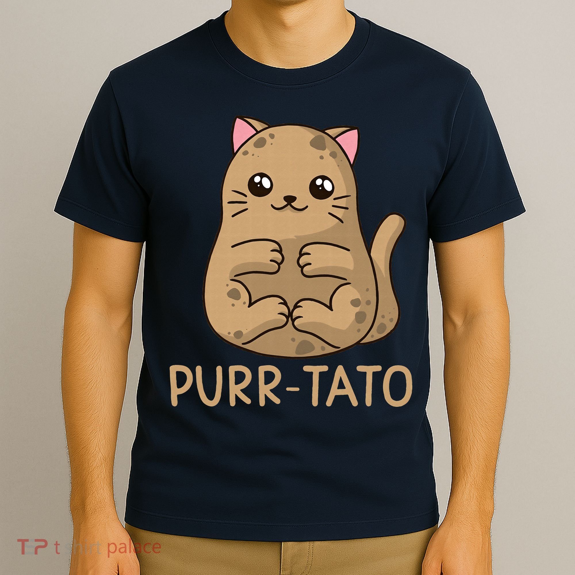 Purrtato Cat Potato Cat Lover Idaho Potatoes T-Shirt