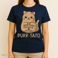 Purrtato Cat Potato Cat Lover Idaho Potatoes T-Shirt thumb 4