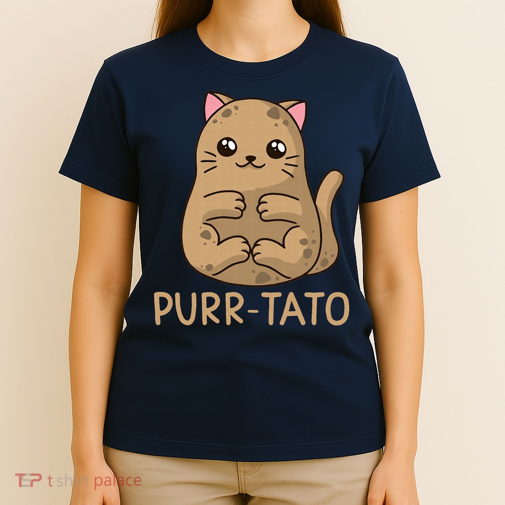 Purrtato Cat Potato Cat Lover Idaho Potatoes T-Shirt