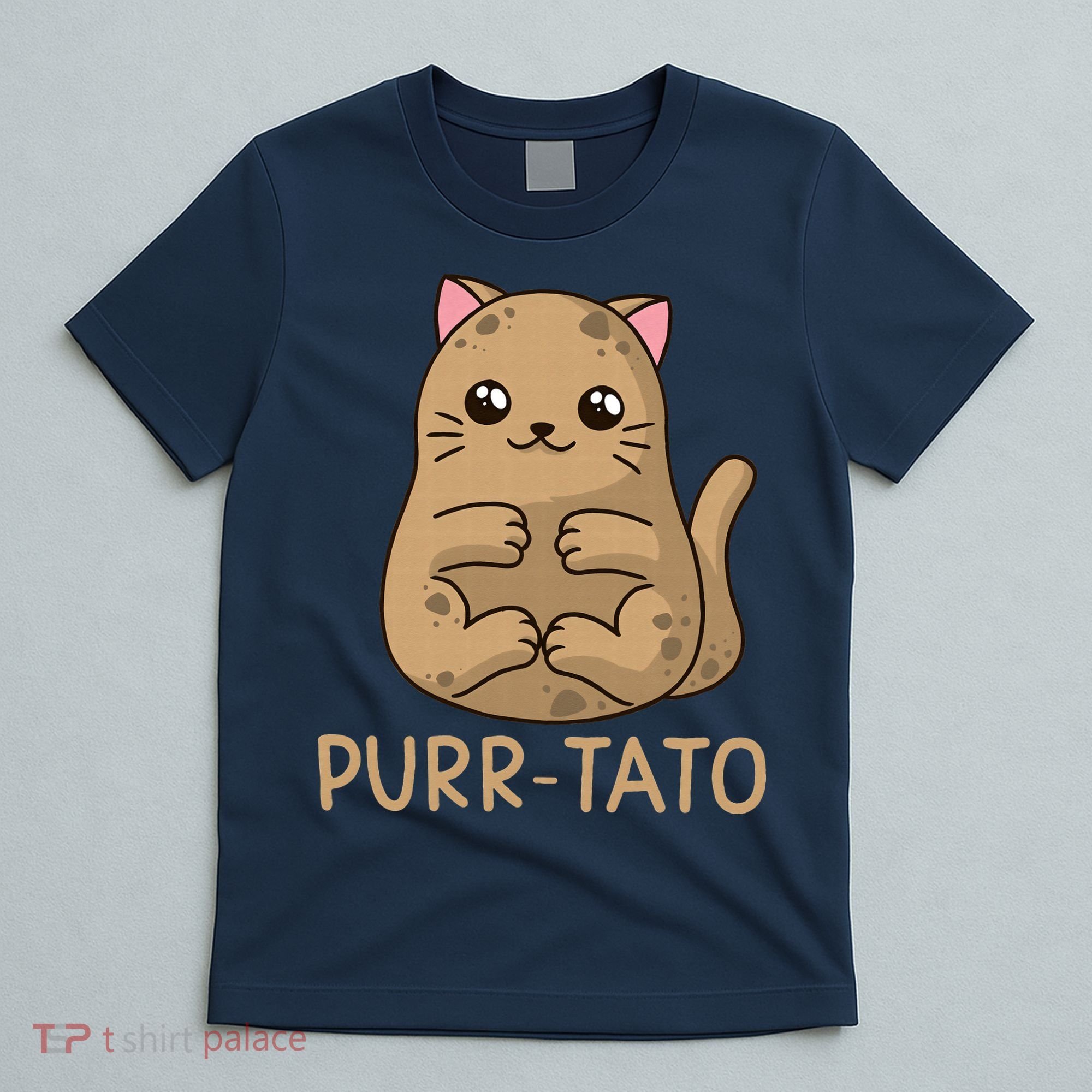 Purrtato Cat Potato Cat Lover Idaho Potatoes T-Shirt