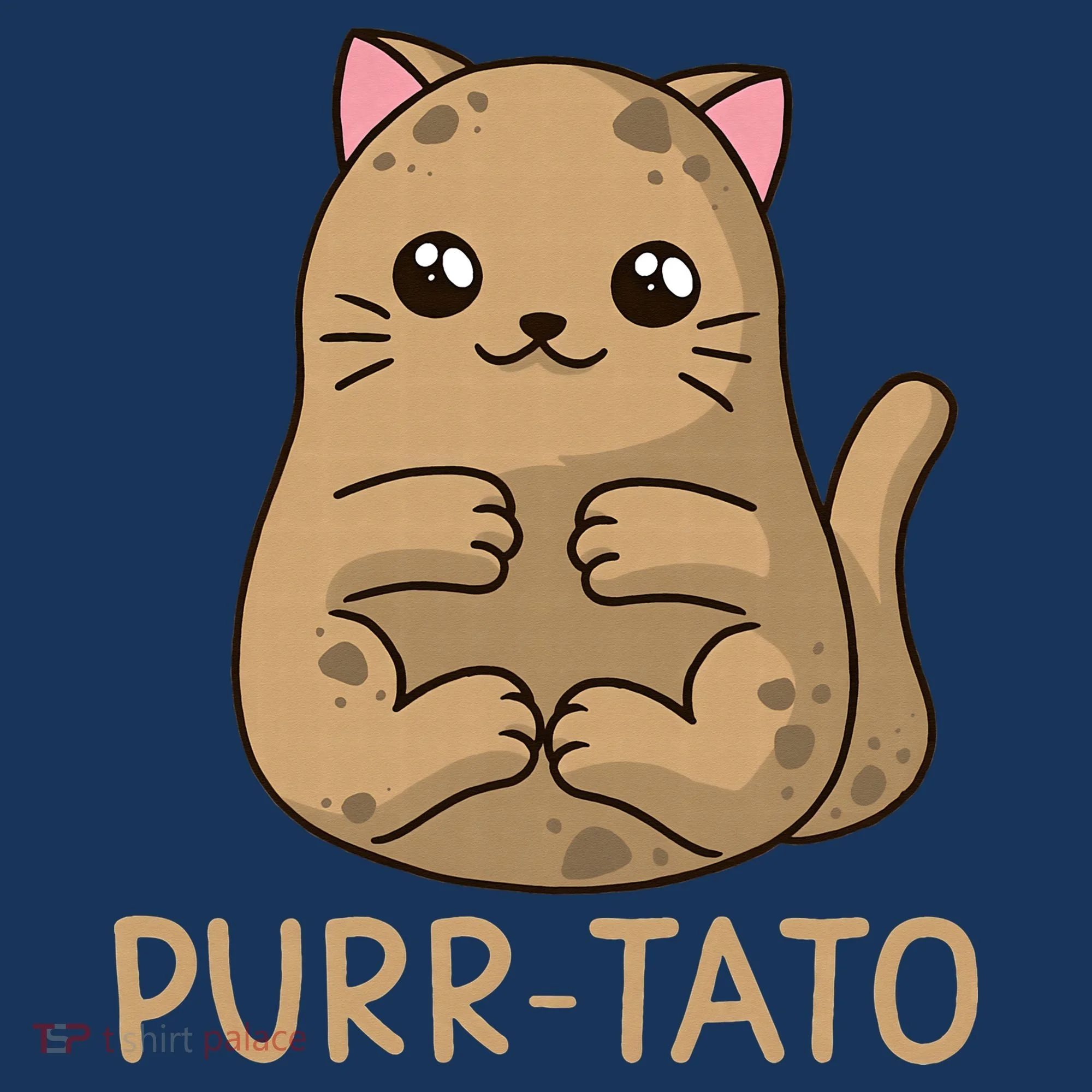 Purrtato Cat Potato Cat Lover Idaho Potatoes Button