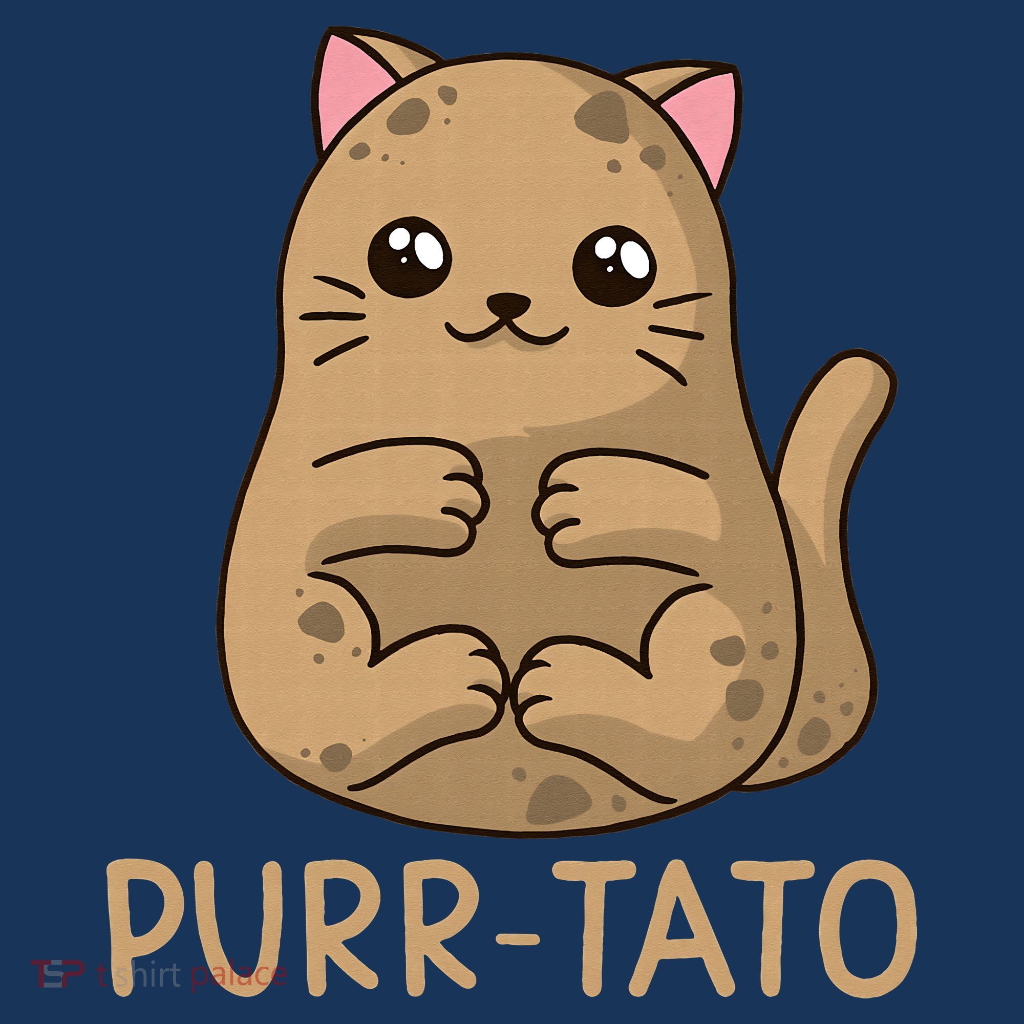 Purrtato Cat Potato Cat Lover Idaho Potatoes Women's Hoodie