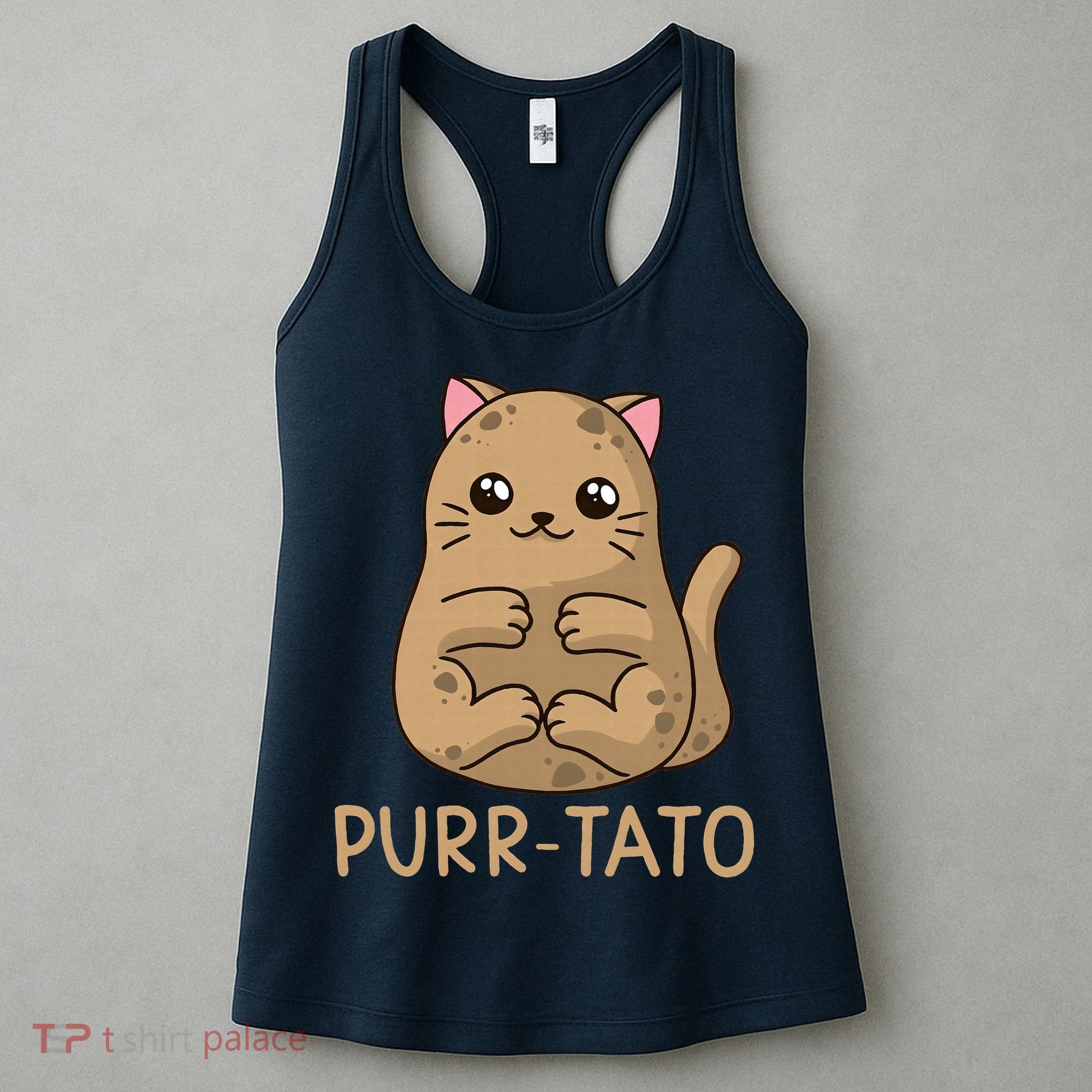 Purrtato Cat Potato Cat Lover Idaho Potatoes Women's Tank Top