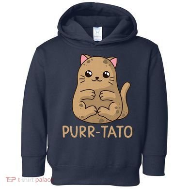 Purrtato Cat Potato Cat Lover Idaho Potatoes Toddler Hoodie