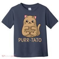 Purrtato Cat Potato Cat Lover Idaho Potatoes Toddler T-Shirt thumb 0