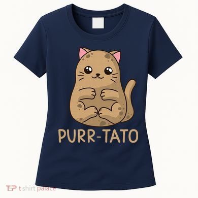 Purrtato Cat Potato Cat Lover Idaho Potatoes Women's T-Shirt