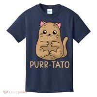 Purrtato Cat Potato Cat Lover Idaho Potatoes Kids T-Shirt thumb 0