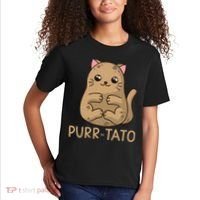 Purrtato Cat Potato Cat Lover Idaho Potatoes Kids T-Shirt thumb 2