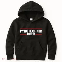 Pyrotechnic Crew Pyro Pyromaniac Fireworks Pyrotechnician Kids Hoodie thumb 0