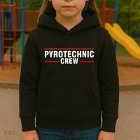 Pyrotechnic Crew Pyro Pyromaniac Fireworks Pyrotechnician Kids Hoodie thumb 3