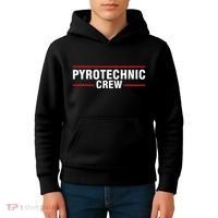 Pyrotechnic Crew Pyro Pyromaniac Fireworks Pyrotechnician Kids Hoodie thumb 4