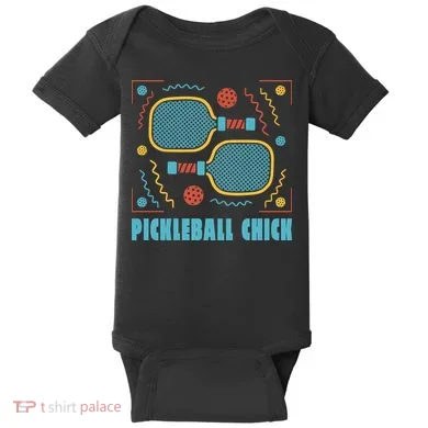 Pickleball Chick Baby Bodysuit