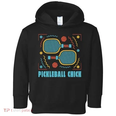 Pickleball Chick Toddler Hoodie