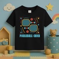 Pickleball Chick Toddler T-Shirt thumb 3