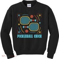 Pickleball Chick Kids Sweatshirt thumb 0