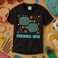 Pickleball Chick Kids T-Shirt thumb 3