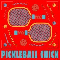 Pickleball Chick Santa Hat thumb 1