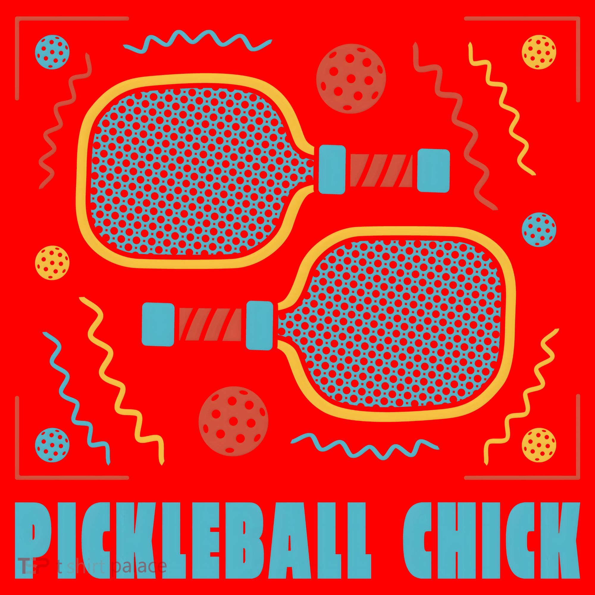 Pickleball Chick Santa Hat