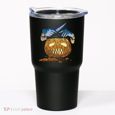 Pumpkin Carving Tumbler