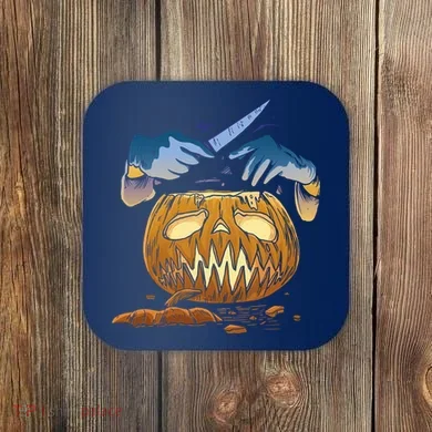 Pumpkin Carving Coaster