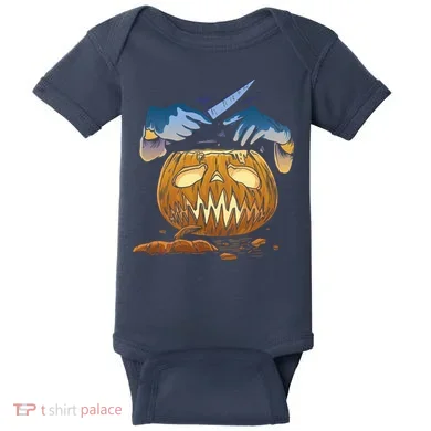 Pumpkin Carving Baby Bodysuit