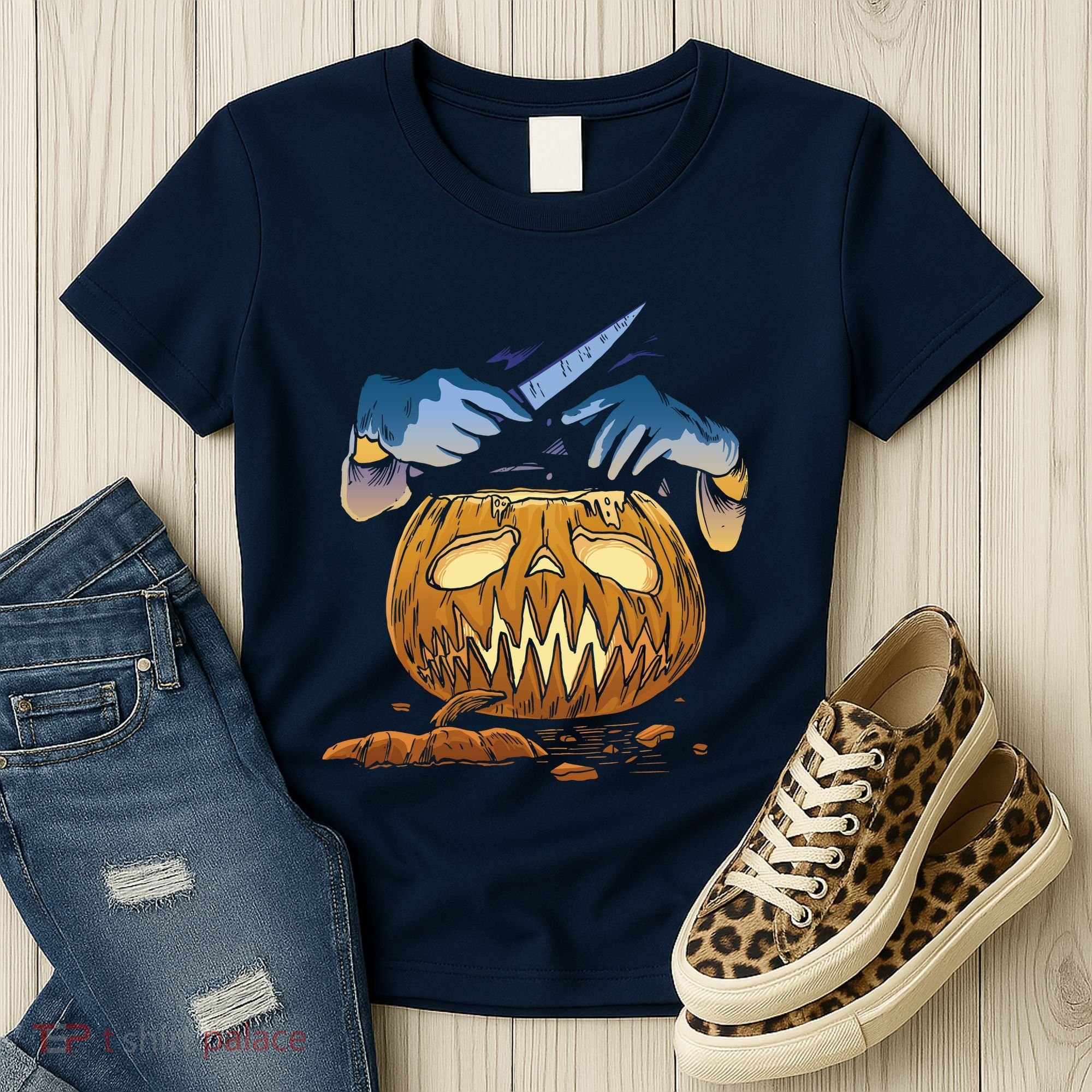Pumpkin Carving Women's T-Shirt