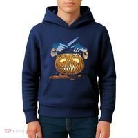 Pumpkin Carving Kids Hoodie thumb 4