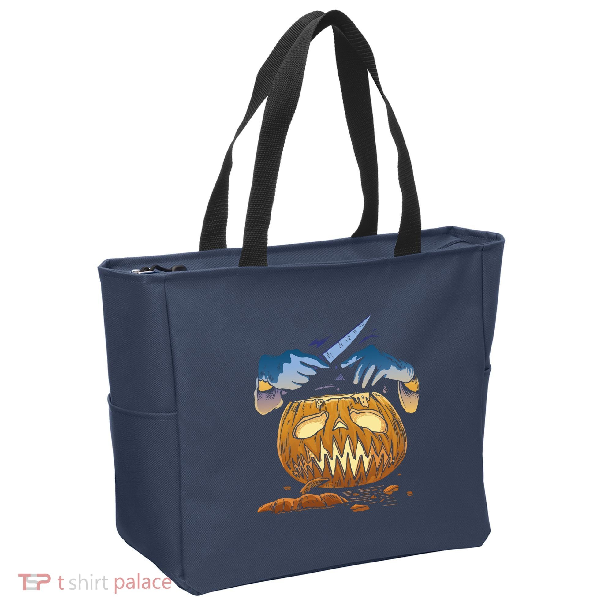 Pumpkin Carving Tote Bag